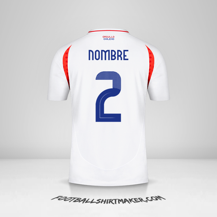 Jersey Chile 2024 Visita -  nombre - 2
