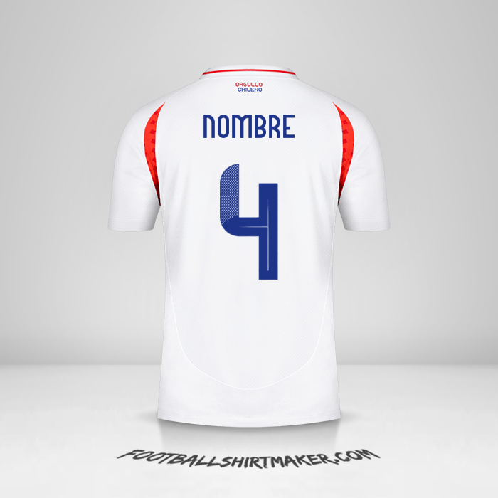 Jersey Chile 2024 Visita -  nombre - 4