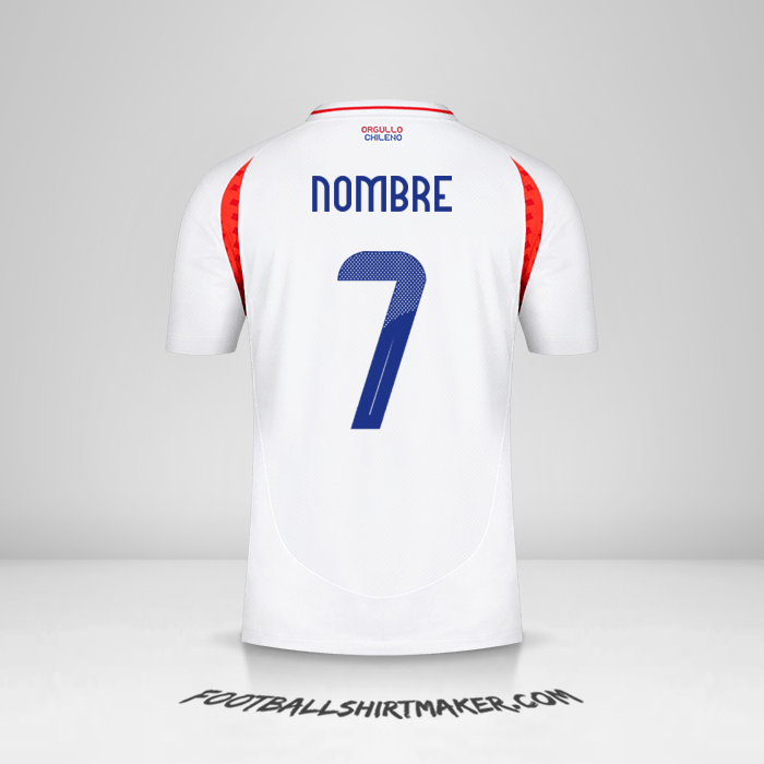 Jersey Chile 2024 Visita -  nombre - 7