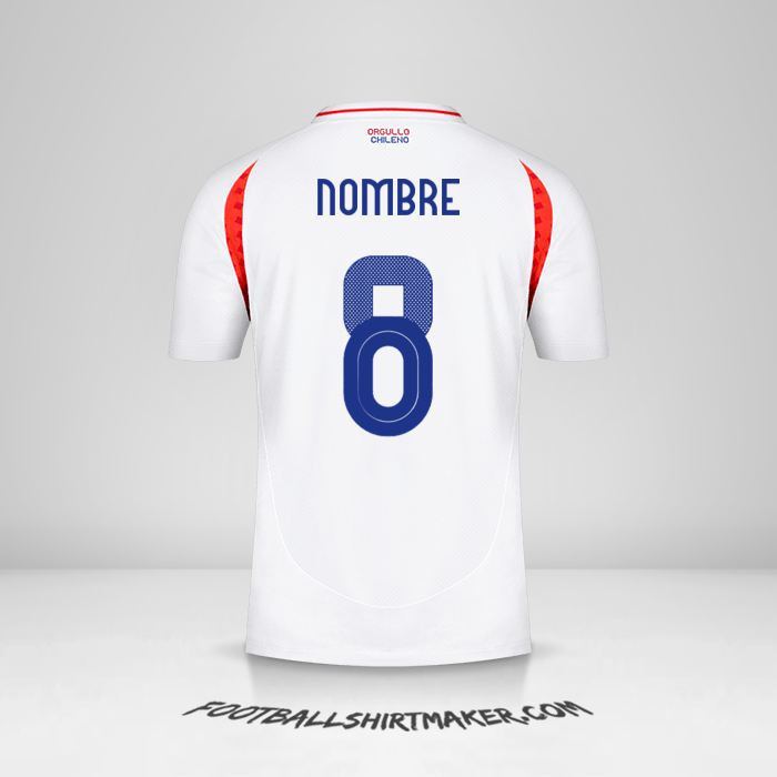 Jersey Chile 2024 Visita -  nombre - 8