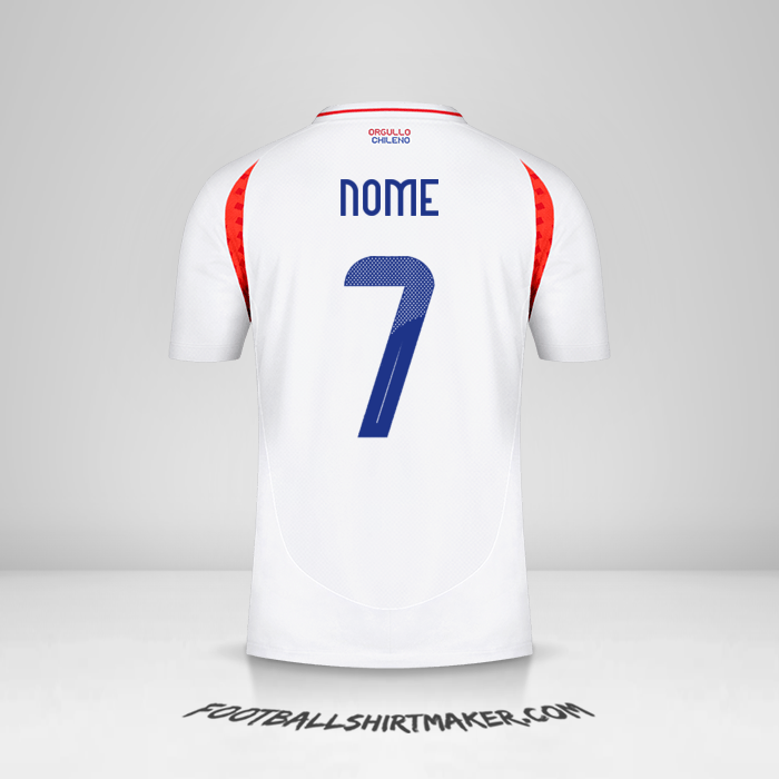 Camisa Chile 2024 Alternativa -  nome - 7