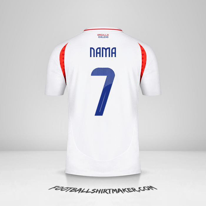 Jersey Cile 2024 Alternatif -  nama - 7
