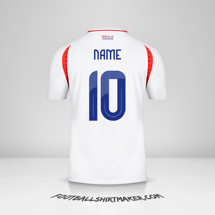 Shirt Chile 2024 Away -  name - 10