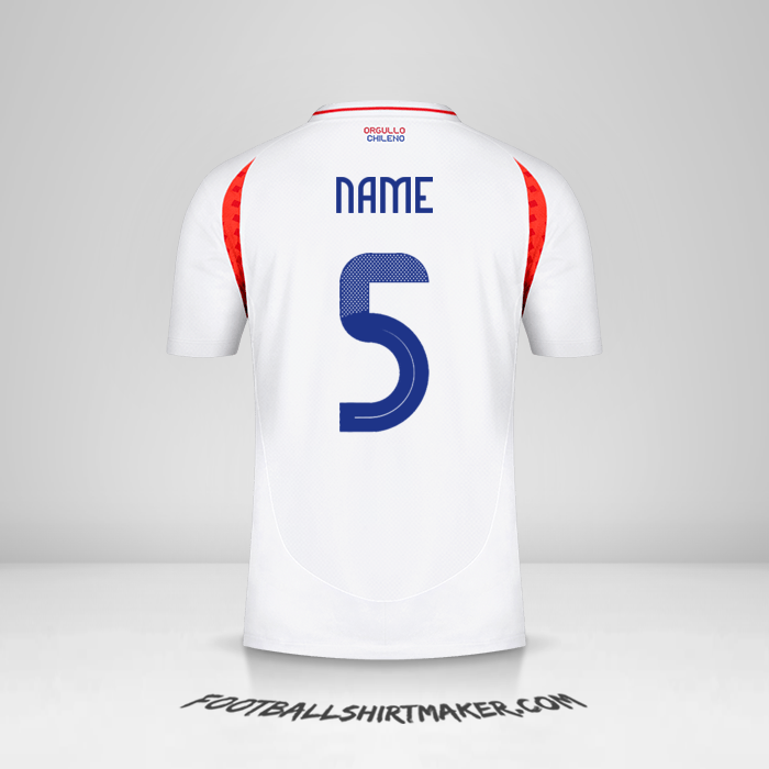 Shirt Chile 2024 Away -  name - 5