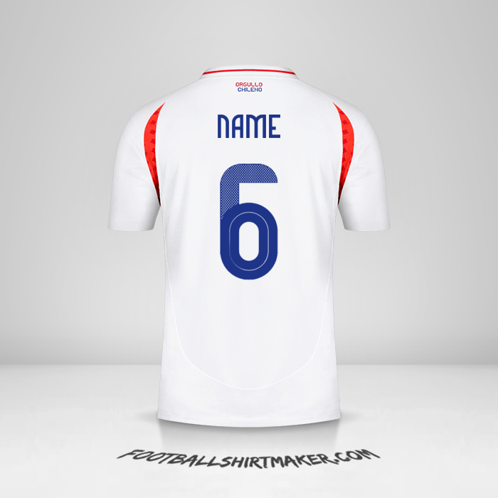 Shirt Chile 2024 Away -  name - 6