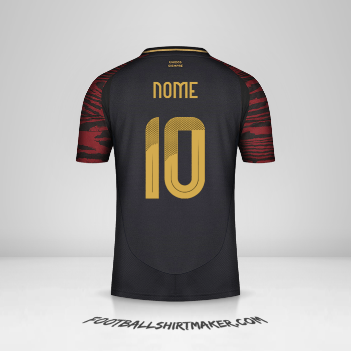 Camisola Peru 2024 Alternativa -  nome - 10