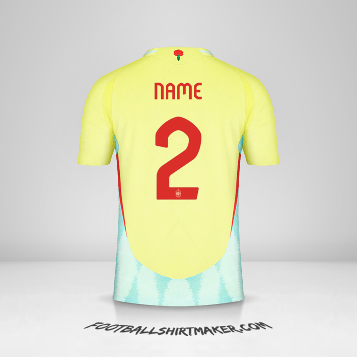 Shirt Spain 2024 Away -  name - 2