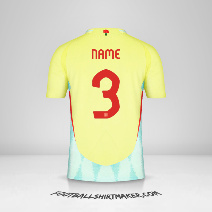 Shirt Spain 2024 Away -  name - 3