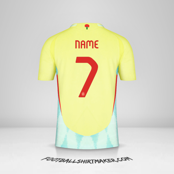 Shirt Spain 2024 Away -  name - 7