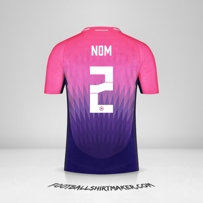 Maillot Allemagne 2024 Extérieur -  nom - 2