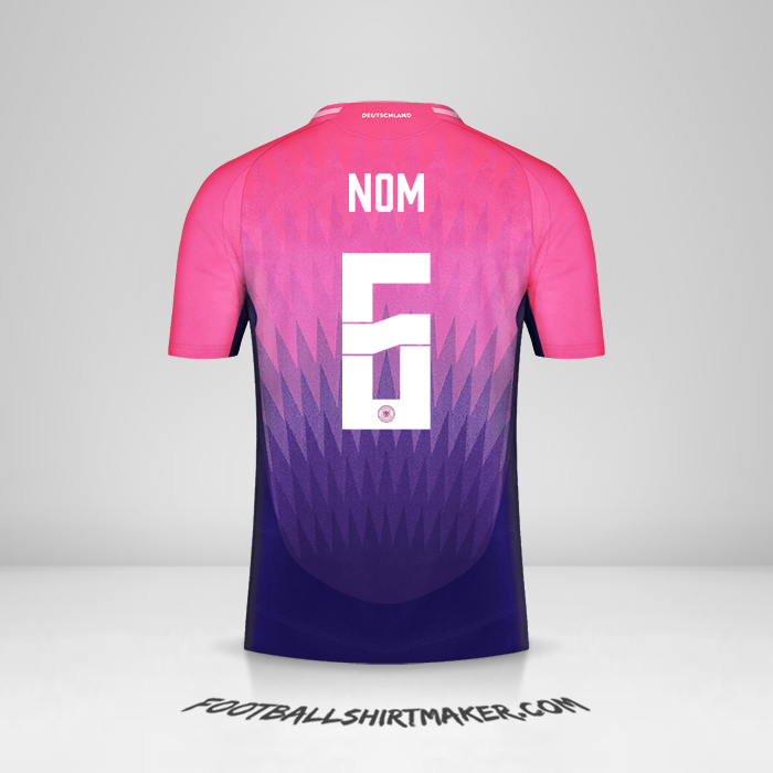 Maillot Allemagne 2024 Extérieur -  nom - 6