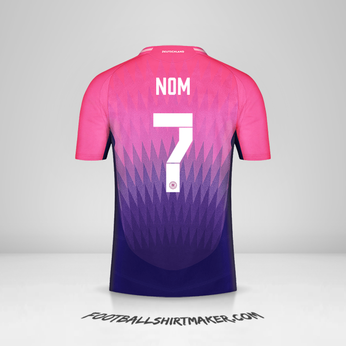 Maillot Allemagne 2024 Extérieur -  nom - 7