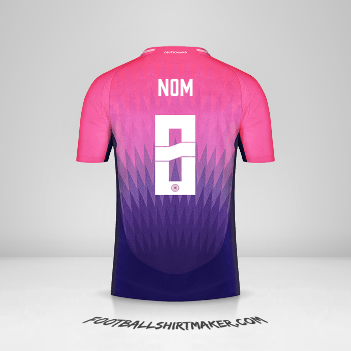 Maillot Allemagne 2024 Extérieur -  nom - 8