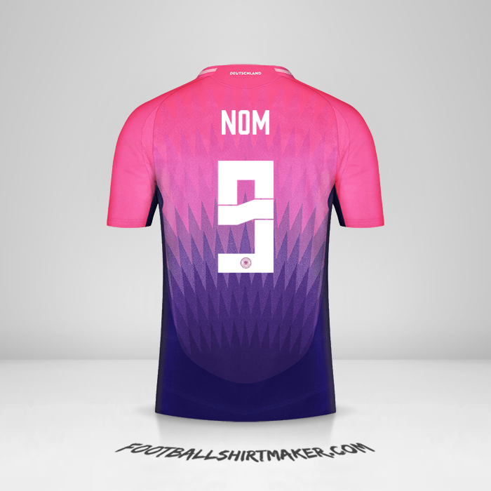 Maillot Allemagne 2024 Extérieur -  nom - 9