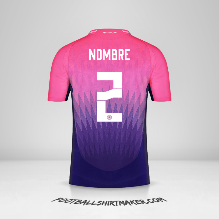 Camiseta Alemania 2024 Visita -  nombre - 2
