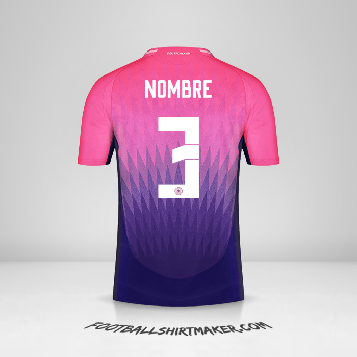 Jersey Alemania 2024 Visita -  nombre - 3