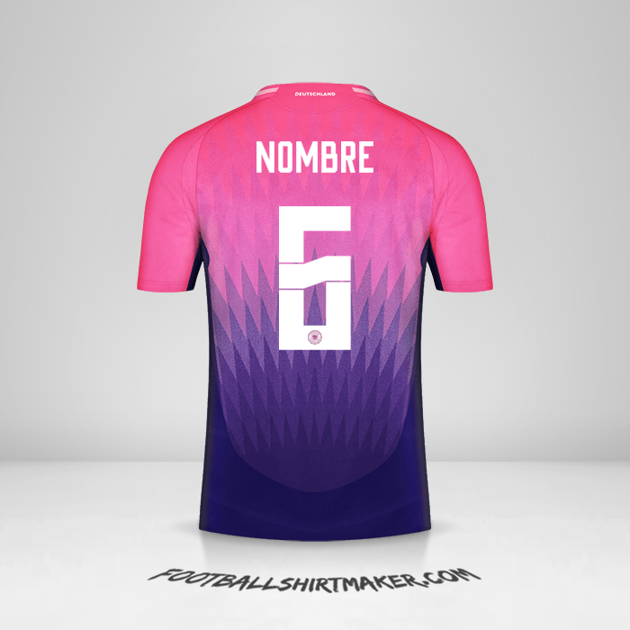Jersey Alemania 2024 Visita -  nombre - 6