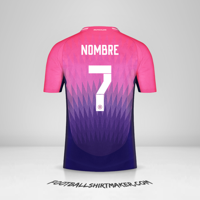 Camiseta Alemania 2024 Visita -  nombre - 7