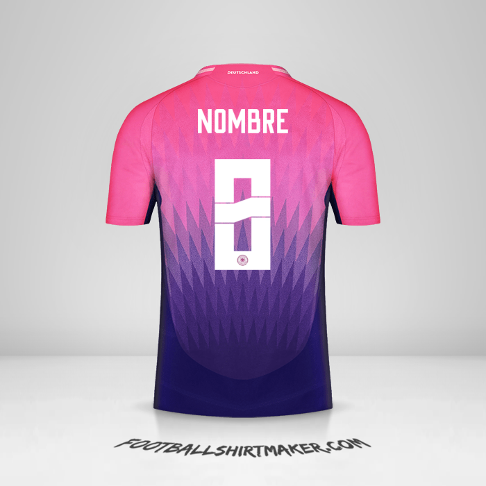 Camiseta Alemania 2024 Visita -  nombre - 8