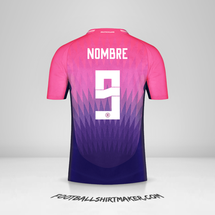 Jersey Alemania 2024 Visita -  nombre - 9