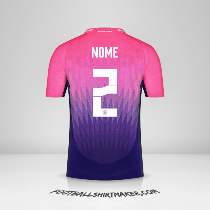 Maglia Germania 2024 Seconda -  nome - 2