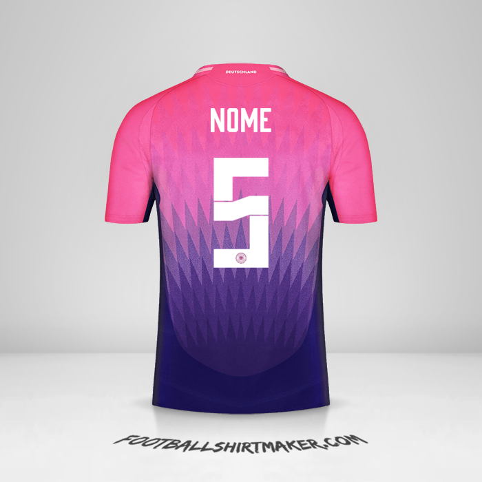 Camisola Alemanha 2024 Alternativa -  nome - 5