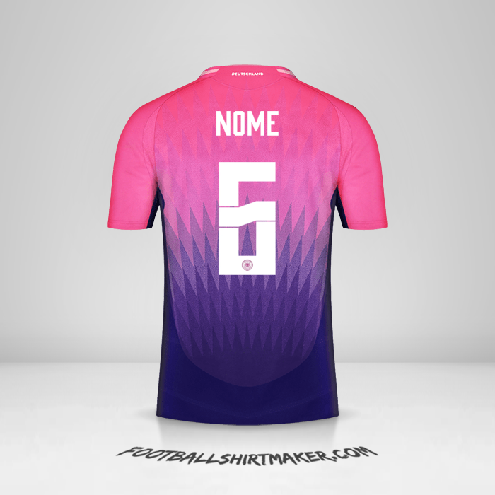 Maglia Germania 2024 Seconda -  nome - 6