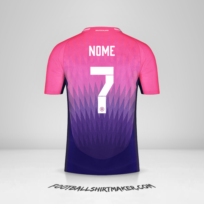 Maglia Germania 2024 Seconda -  nome - 7