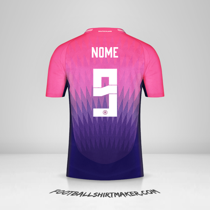 Maglia Germania 2024 Seconda -  nome - 9