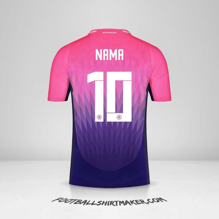 Jersey Jerman 2024 Alternatif -  nama - 10