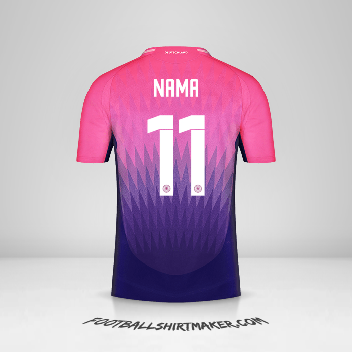 Jersey Jerman 2024 Alternatif -  nama - 11
