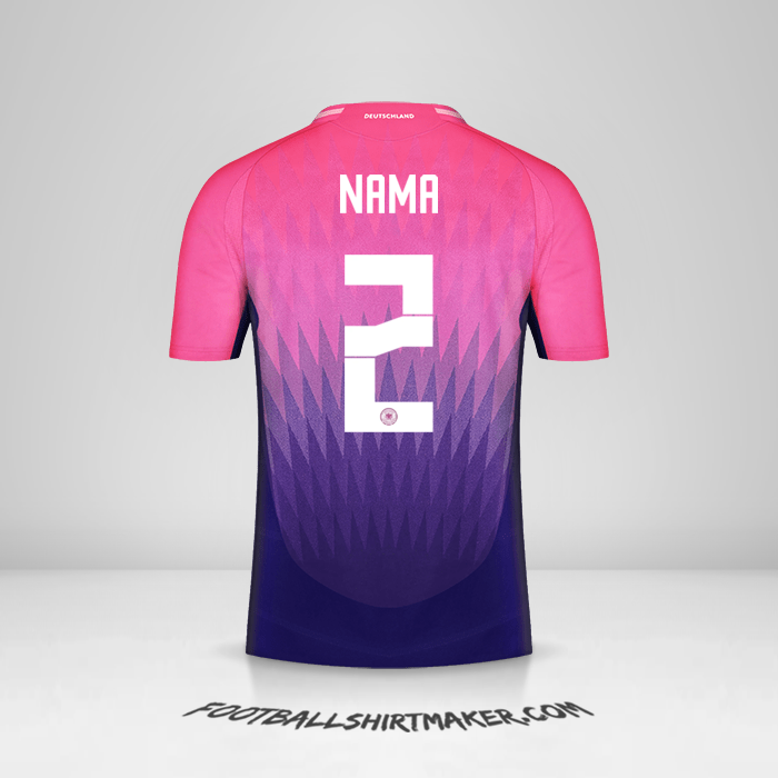 Jersey Jerman 2024 Alternatif -  nama - 2