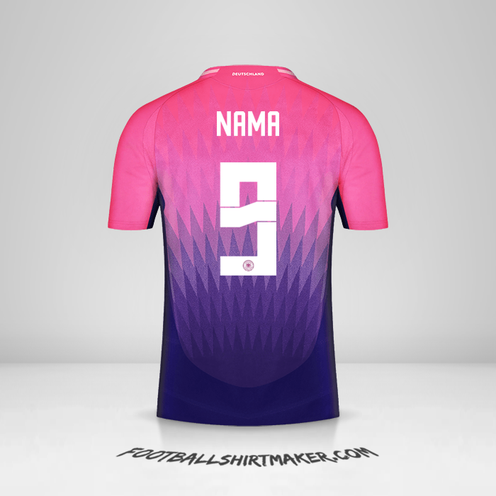 Jersey Jerman 2024 Alternatif -  nama - 9