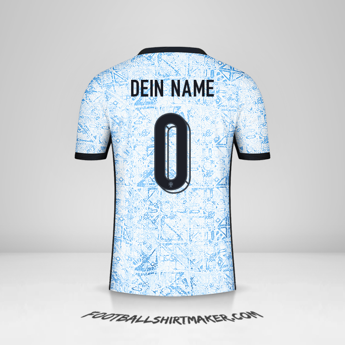 Trikot Portugal 2024 II -  dein name - 0