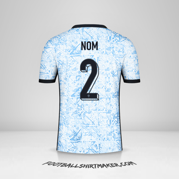 Maillot Portugal 2024 Extérieur -  nom - 2