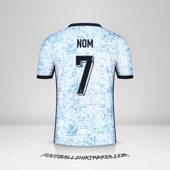 Maillot Portugal 2024 Extérieur -  nom - 7