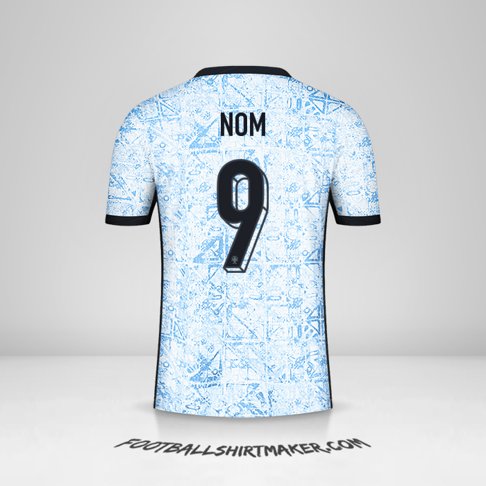 Maillot Portugal 2024 Extérieur -  nom - 9