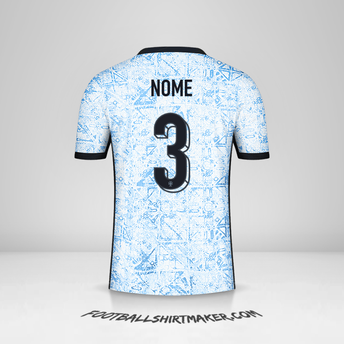 Maglia Portogallo 2024 Seconda -  nome - 3