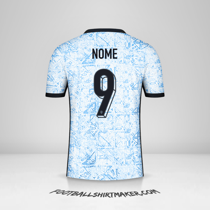 Maglia Portogallo 2024 Seconda -  nome - 9