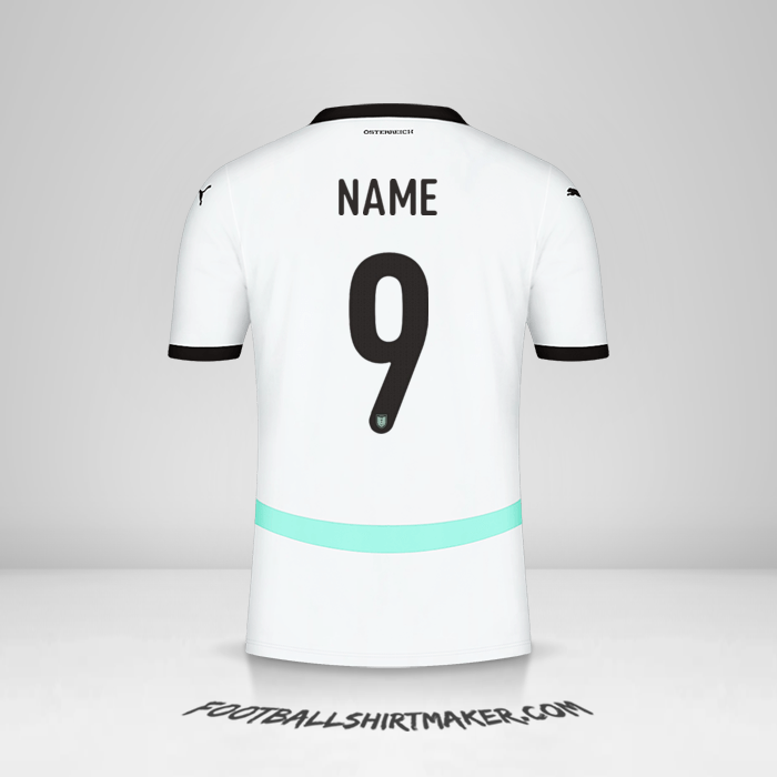 Shirt Austria 2024 Away -  name - 9