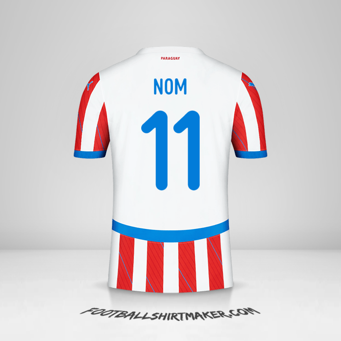 Maillot Paraguay 2024 -  nom - 11