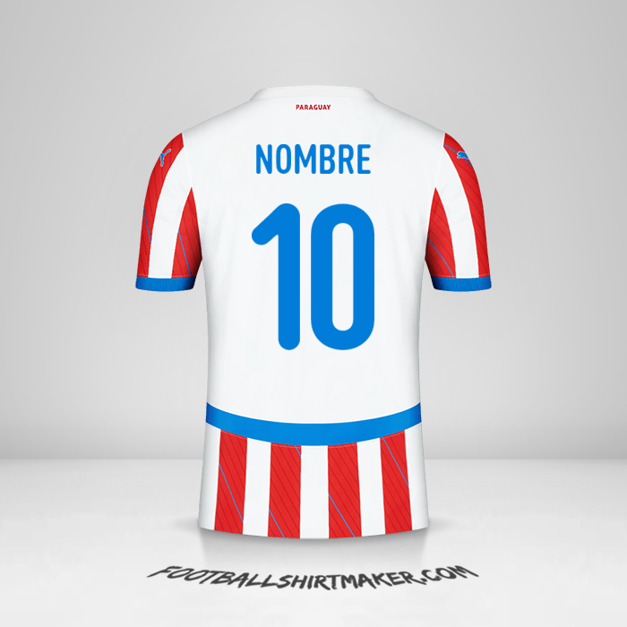 Jersey Paraguay 2024 -  nombre - 10