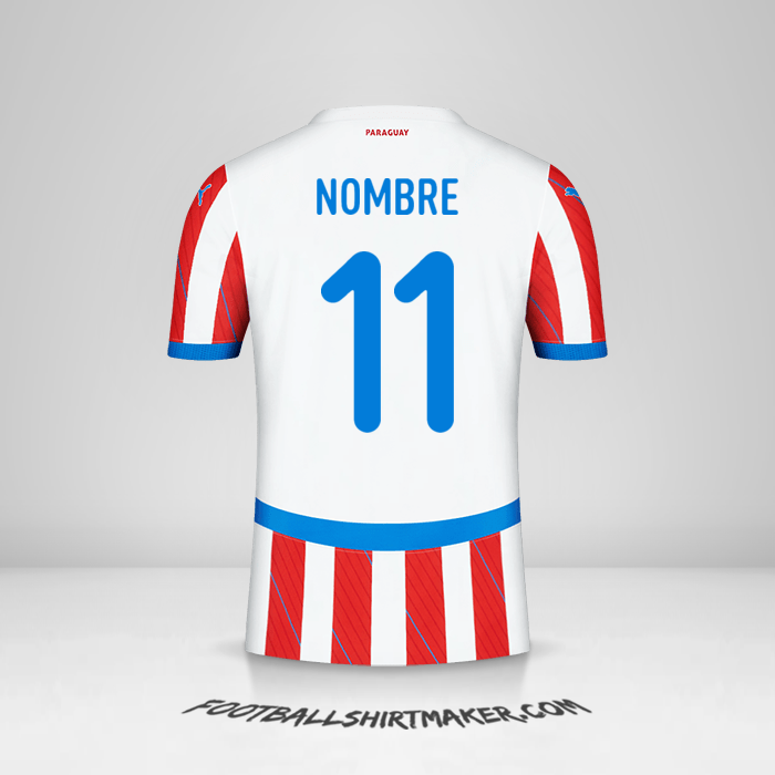 Jersey Paraguay 2024 -  nombre - 11