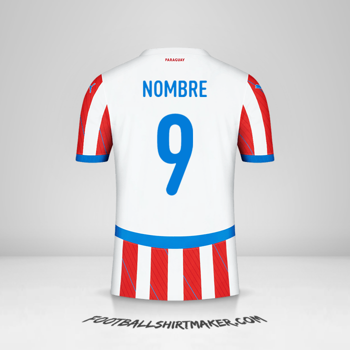Jersey Paraguay 2024 -  nombre - 9