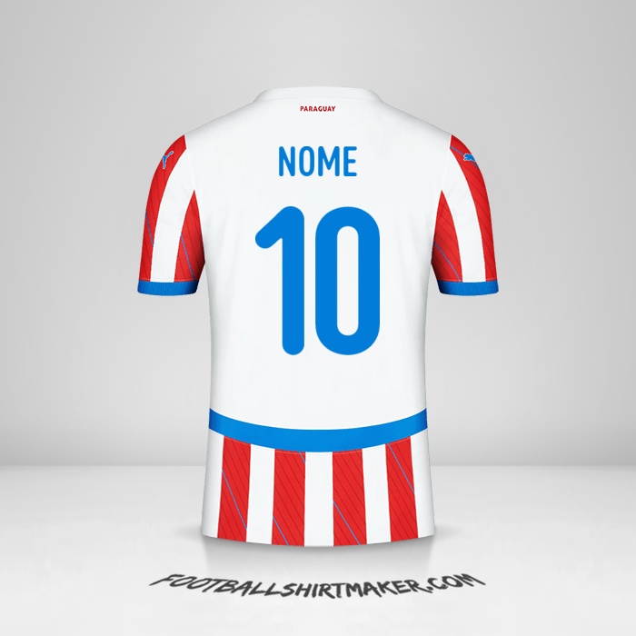 Maglia Paraguay 2024 -  nome - 10