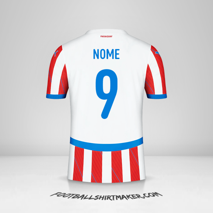 Maglia Paraguay 2024 -  nome - 9
