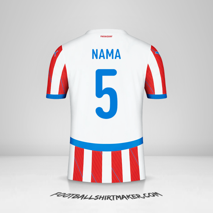 Jersey Paraguay 2024 -  nama - 5