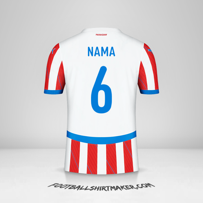Jersey Paraguay 2024 -  nama - 6
