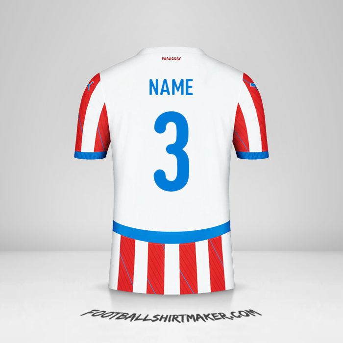 Shirt Paraguay 2024 -  name - 3