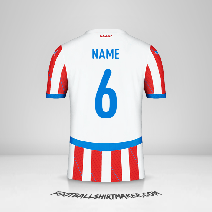 Jersey Paraguay 2024 -  name - 6